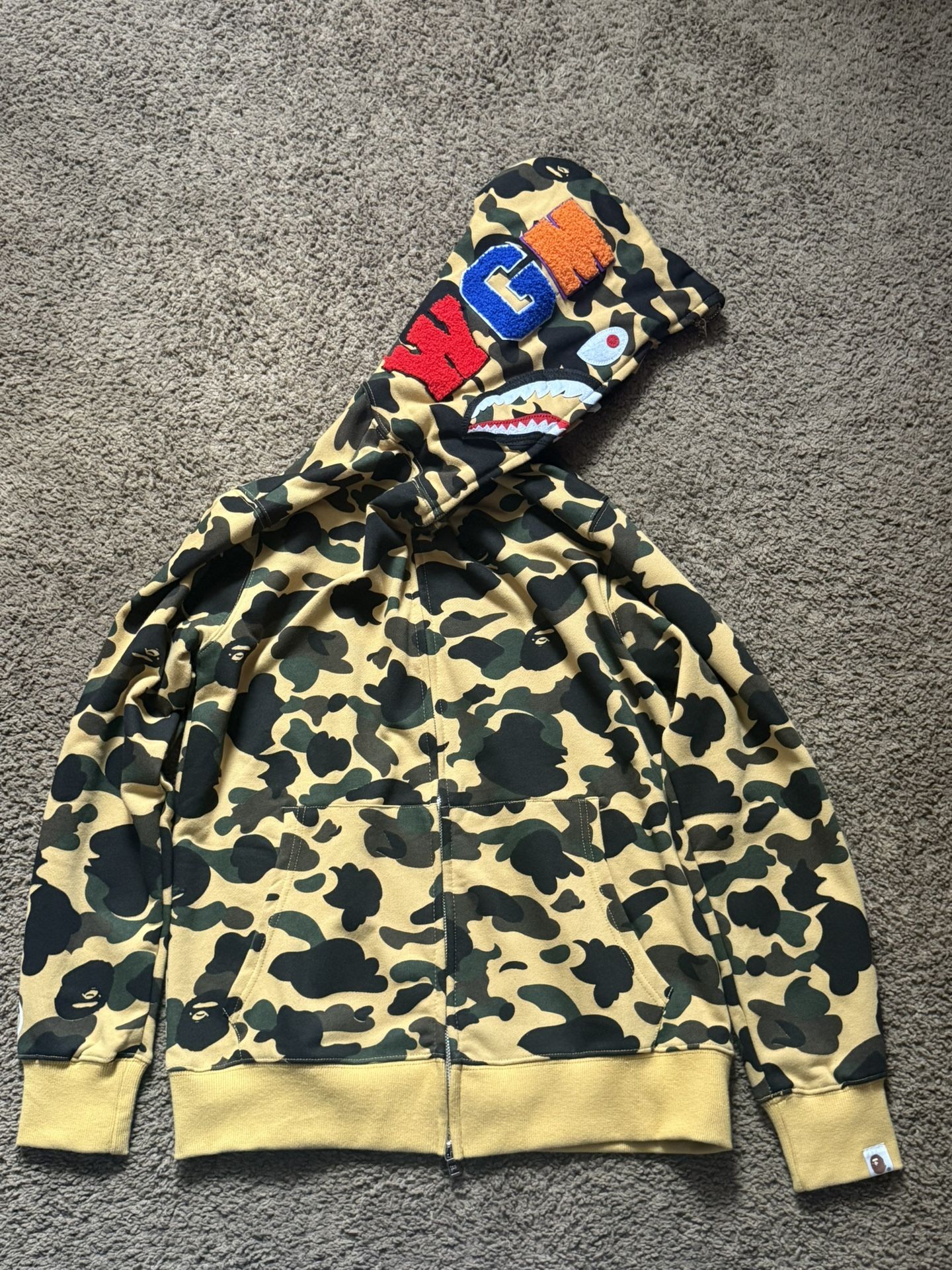 BAPE 1st Camo Shark Full Zip Hoodie