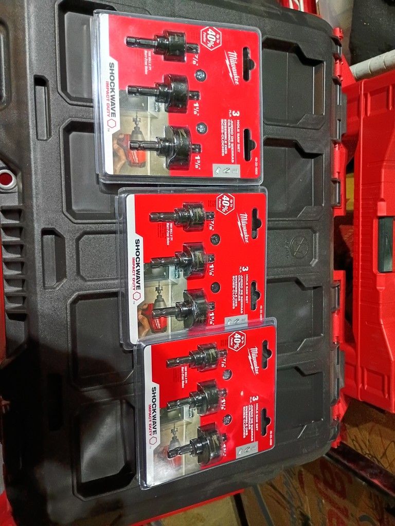 Milwaukee 3 PC Hole Saw Set 35 Each