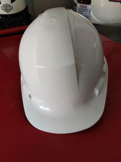 White Adjustment Hard Hat