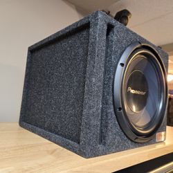 Brand New Pioneer 12" Subwoofer With SPL Vented Enclosure