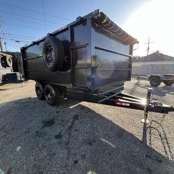 DUMP TRAILER 7x12x4 (Deck Over)