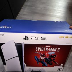 Sony PlayStation 5 PS5 Console Slim - Marvel's Spider-Man 2 Bundle Brand  New
