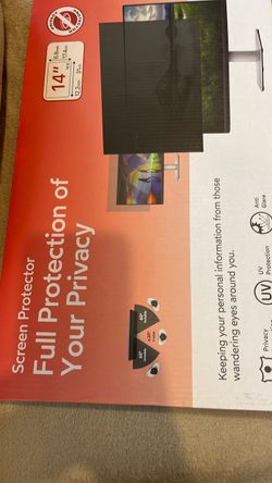 14”Screen protector & privacy