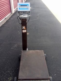 Commercial Platform Scale On Wheels