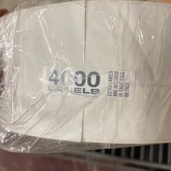 Stickers White Labels 