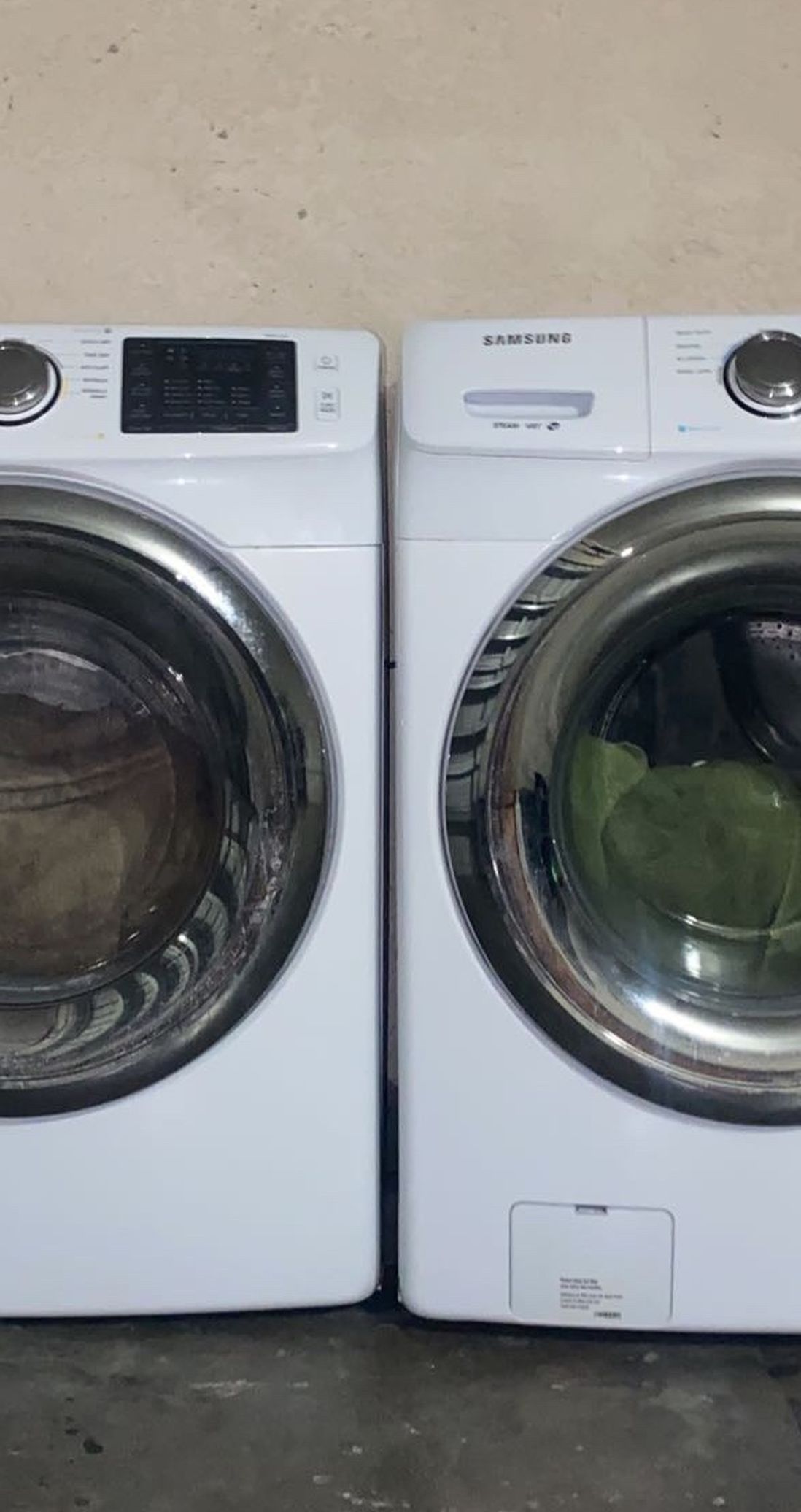samsung washer and dryer