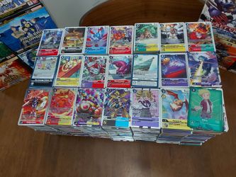 HUGE Lot Of 5000 Digimon Cards! Foils  Included! Common, Uncommon, Rare OPEN TO OFFERS!