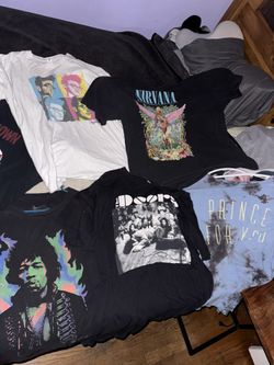 MUSIC TEES 2X $5-10 EACH