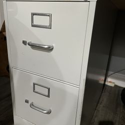 Two 2 Drawer filing cabinets