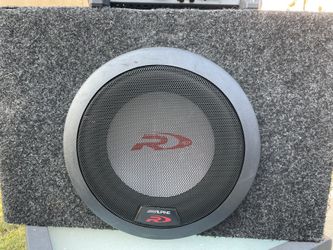 Alpine 10” Type R Subwoofer And Alpine Amp