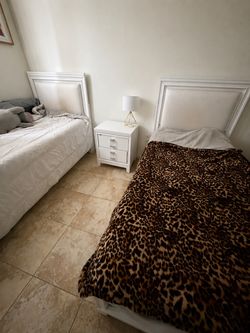 IKEA, white,  twin size