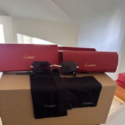 Cartier Designer Sunglasses w/ All Original Packaging 