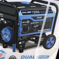 12.000 Watts Generator Dual Fuel Gasoline And Propane Electric Start New Still On The Shipment Pallet Has 110 And 220 Outlets We are In Van Nuys 