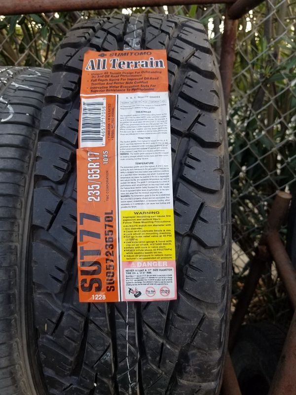 SUMITOMO NEW TIRE for Sale in Hemet, CA OfferUp