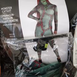 Halloween Costume Monster Catsuit