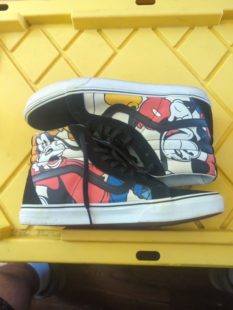 Vans Disney Sh8-Hi Shoes Size 13
