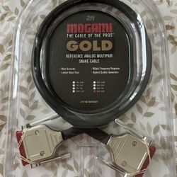 NIB MOGAMI The Cable Of The Pros GOLD Analog Multipair Snake  Cable 
