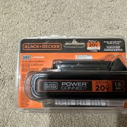 Black and Decker 20v 1.5ah