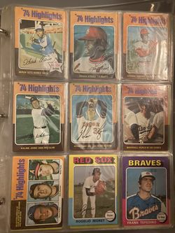 1975 Topps Baseball Complete Set