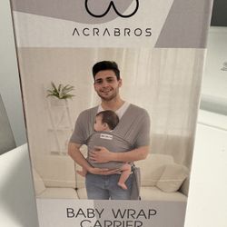 ACRABROS Baby Wrap Carrier – 8–35 lbs | New in Box