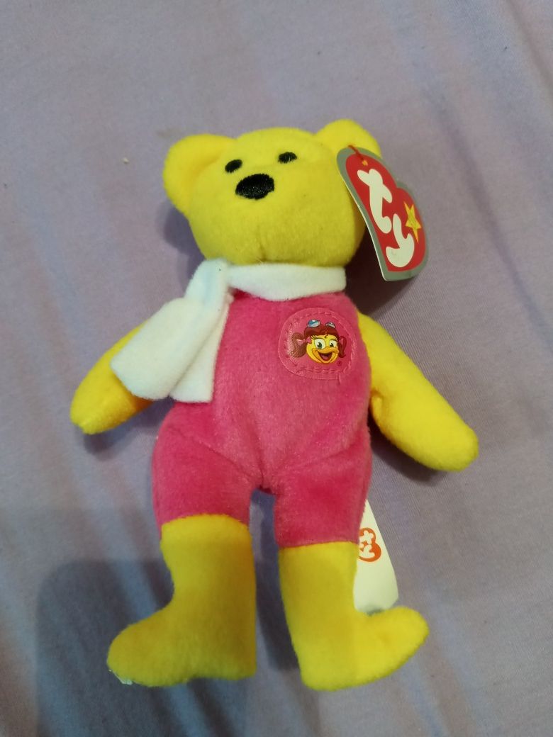 Bridie Bear TY toy from 2004 McDonald's plush beanies