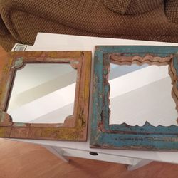 small wall mirrors both for $15