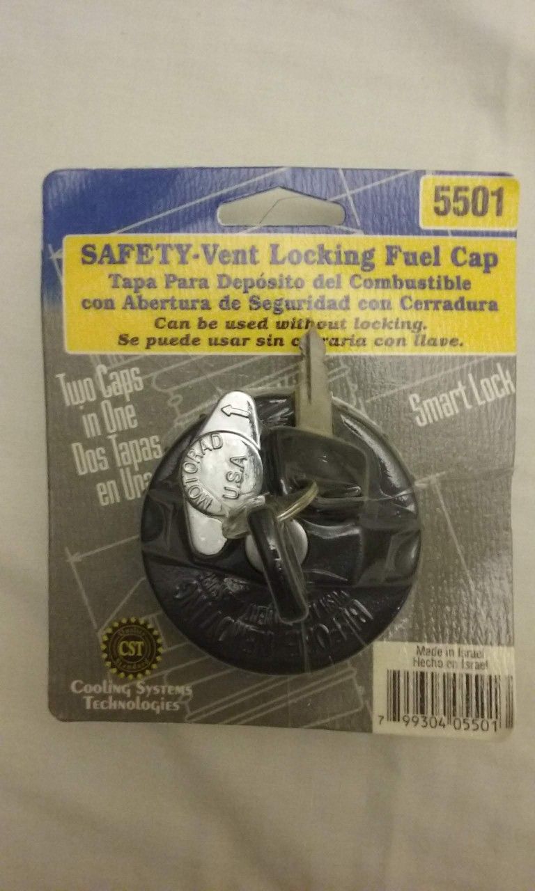 CST Safety-Vent Locking Fuel Cap 5501 Smart Lock with 2 Keys, NEW-Last ONE