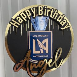 Lafc ,cake Topper 