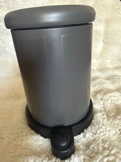 IKEA Small Gray Pedal Trash Can