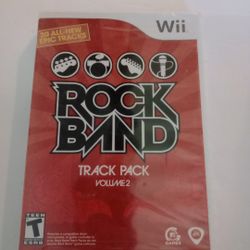 New Sealed Game WII ROCK BAND 2