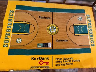 Seattle SuperSonics Blanket - Key Arena Blanket Night with two game day tickets