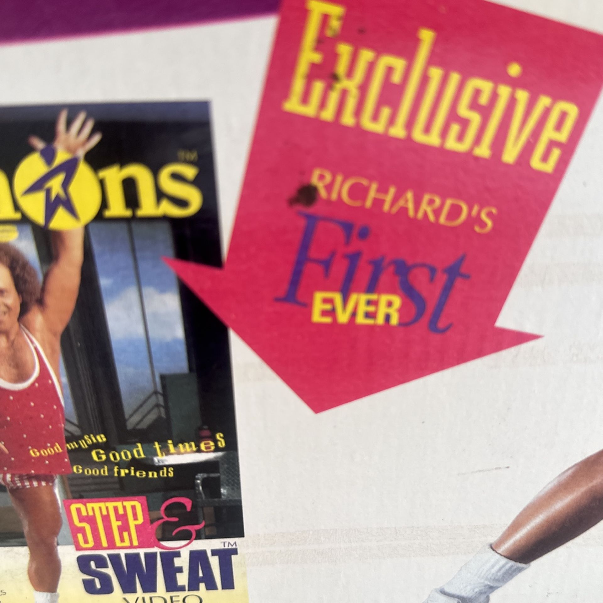 Step Fitness Richard Simmons + Corde - Comme Neuf - Plateau De Step Et Corde à Sauter - Occasion