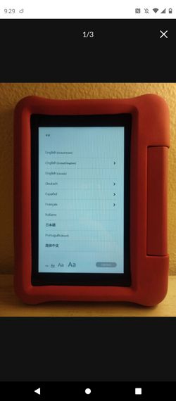 Amazon kids tablet with case