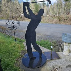 Life Size Golfer silhouette 