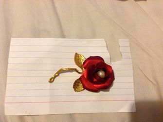 Vintage rose Giovanni brooch