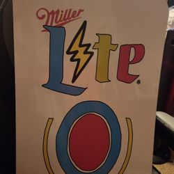 J Balvin x Miller Lite - Tin Sign