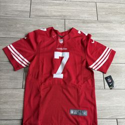  Nike San Francisco 49ers Colin Kaepernick Authentic Jersey Size 40 Red 2012