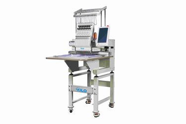 Commercial Embroidery Machine with 15 Needles 13 x 20 LCD Embroiderer Pattern for Cap Hat T-Shirt Laser Positioning 1501