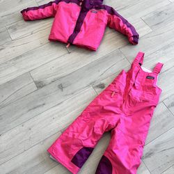 Patagonia Kids Ski Bib And Jacket Size 3T