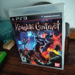 PS3 Knights Contract New Sealed Mint