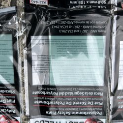 Best Welds 2”x41/4” 932-440 Polycarbonate Safety Plate