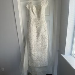 Wedding Dress Beautifully Embroidered 