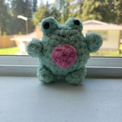 Handmade Crochet Frog