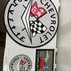 Assorted Corvette Signage