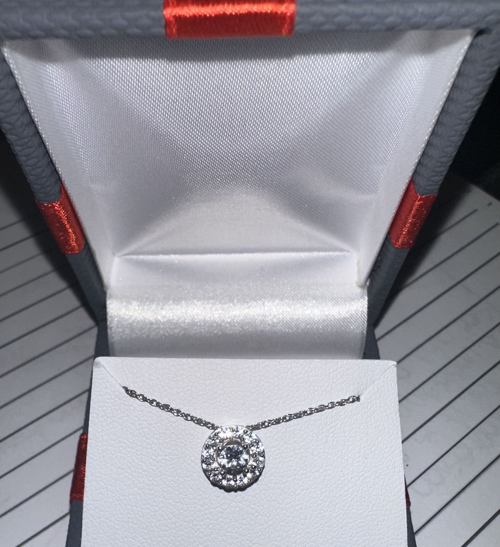 White Sapphire necklace
