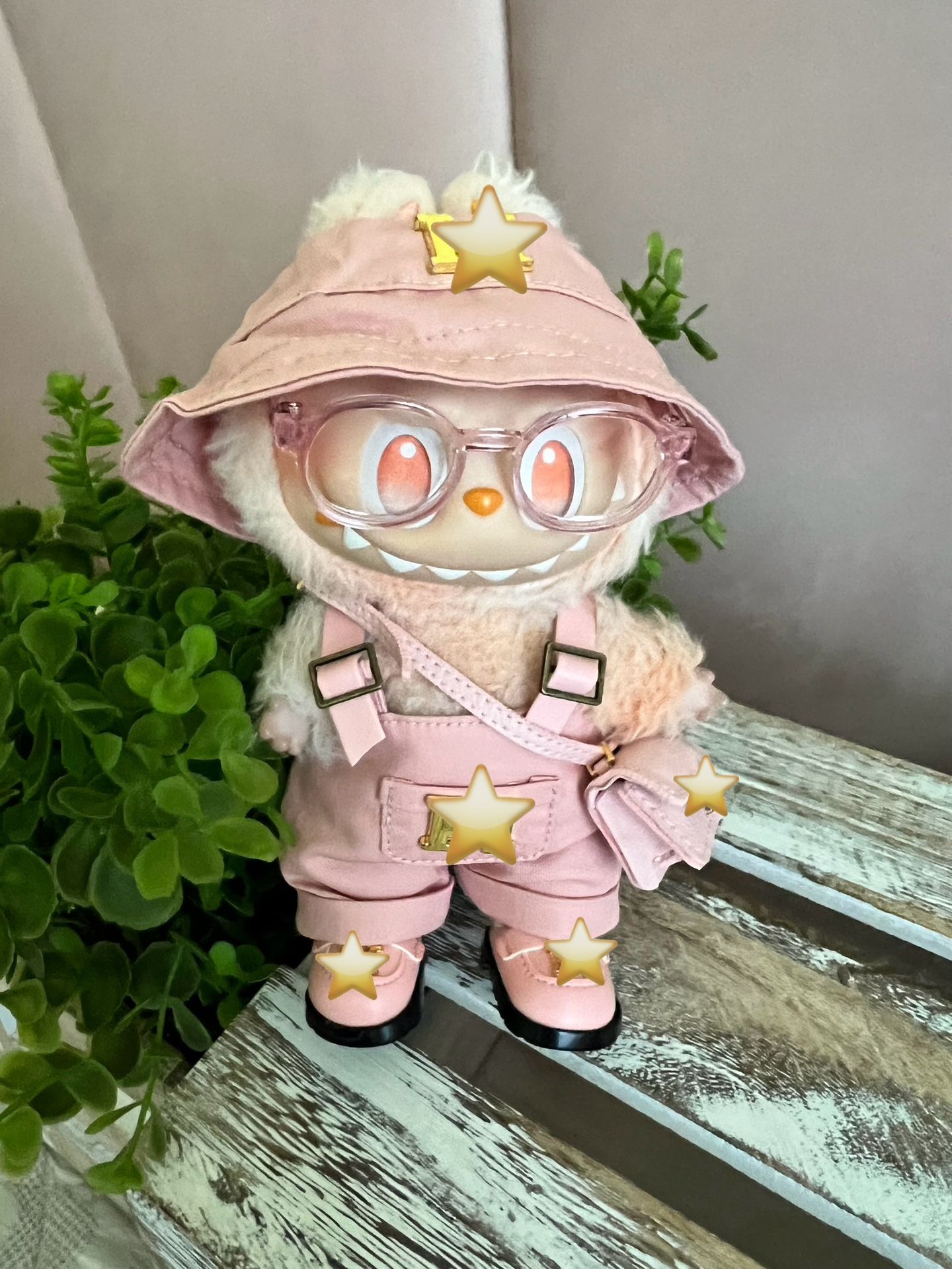 Labubu Clothes Pink Outfit