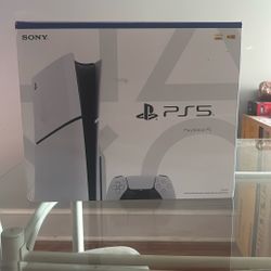 New PS5 PlayStation 5 Slim Disc Edition, 1TB
