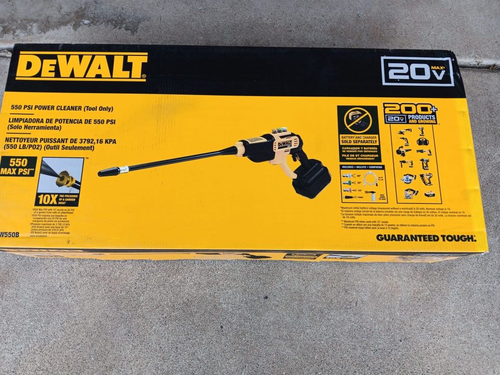 POWER CLEANER DEWALT TOOL ONLY