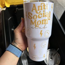Anti Social Mom Tumbler