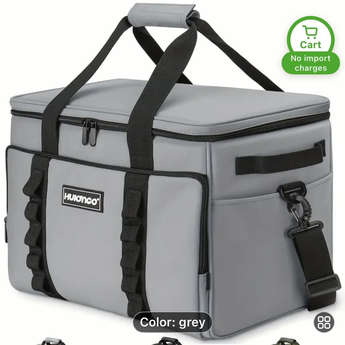 Large Capacity Outdoor, Soft Insulated Bag Collapsible Large Travel Coolers Soft Sided Coolers Ice Chest, Leakproof